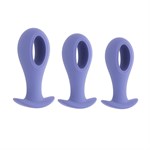 Набор из 3 анальных пробок с вибропулей Hole Punch Plug Set 527184