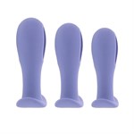 Набор из 3 анальных пробок с вибропулей Hole Punch Plug Set 527184