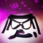 Женский страпон с вибрацией Giving Vibes 527185