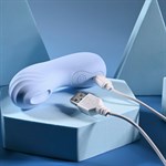 Голубой рельефный вибромассажёр на палец Good Point 527188 Голубой рельефный вибромассажёр на палец Good Point 527188