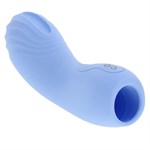 Голубой рельефный вибромассажёр на палец Good Point 527188 Голубой рельефный вибромассажёр на палец Good Point 527188