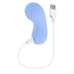 Голубой рельефный вибромассажёр на палец Good Point 527188 Голубой рельефный вибромассажёр на палец Good Point 527188