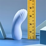 Голубой рельефный вибромассажёр на палец Good Point 527188 Голубой рельефный вибромассажёр на палец Good Point 527188