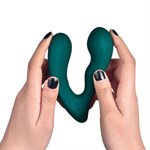 Темно-бирюзовый вибромассажер простаты Solstice X 527373