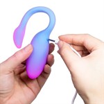 Голубой вибратор Flamingo Max 527385