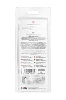 Прозрачная насадка на пенис Uco - 13 см. 527403