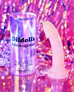 Фаллоимитатор из жидкого силикона с блестками Dildolls Extravaganza 527596