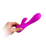 Лиловый вибратор-кролик Simon - 17,8 см. 527657