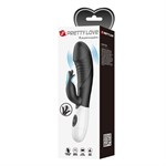 Черный вибратор-кролик Rasmussen - 19,8 см. 527686 Черный вибратор-кролик Rasmussen - 19,8 см. 527686