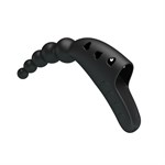 Черный вибратор на палец Jordin - 12,2 см. 527689