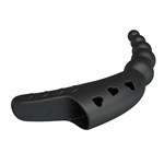 Черный вибратор на палец Jordin - 12,2 см. 527689