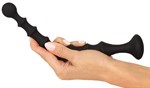 Черная анальная ёлочка Magic Anal Wand - 26,9 см. 527722