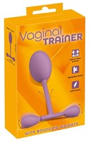Сиреневый тренажер мыщц тазового дна Vaginal Trainer 527723