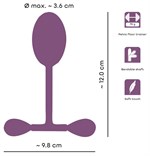 Сиреневый тренажер мыщц тазового дна Vaginal Trainer 527723