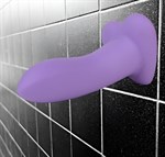 Фиолетовый нереалистичный дилдо Emotional Plus - 13 см. 527876