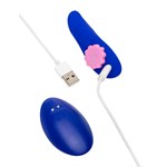 Синий вибратор в трусики с пультом ДУ Party 527892 Синий вибратор в трусики с пультом ДУ Party 527892