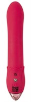Малиновая насадка на душ с вибрацией Showers to orgasm - 20,1 см. 527927