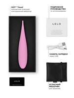 Розовый вибратор для клитора Lelo Dot Travel 527938