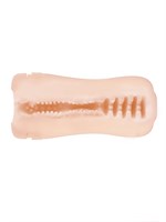 Телесный мастурбатор в виде вагины в колбе из пластика 528468