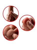 Телесный мужской торс с вибрацией и возвратно-поступательными движениями Bartlett 528469