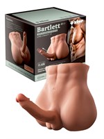 Телесный мужской торс с вибрацией и возвратно-поступательными движениями Bartlett 528469