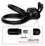 Черное эрекционное виброкольцо с подхватом мошонки Stay Hard 528533 - фото 866546 Черное эрекционное виброкольцо с подхватом мошонки Stay Hard 528533 - фото 866546