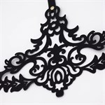 Черная резная портупея с золотистой фурнитурой 528844