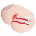 Мастурбатор-полуторс с двойным слоем материала и вибрацией Jenny Onahole Real Vagina 528993 Мастурбатор-полуторс с двойным слоем материала и вибрацией Jenny Onahole Real Vagina 528993