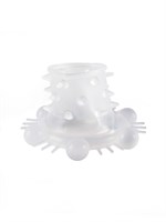 Стимулирующая насадка на пенис с несколькими видами рельефа 529330 Стимулирующая насадка на пенис с несколькими видами рельефа 529330