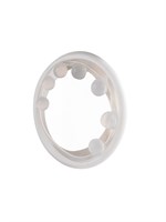 Эрекционное кольцо с мягкой стимулирующей насадкой 529332 Эрекционное кольцо с мягкой стимулирующей насадкой 529332