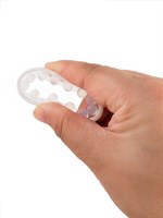 Эрекционное кольцо со стимулирующими шариками на поверхности 529333 Эрекционное кольцо со стимулирующими шариками на поверхности 529333