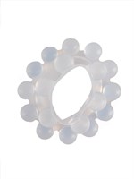 Эластичное эрекционное кольцо с двумя рядами шариков 529334 Эластичное эрекционное кольцо с двумя рядами шариков 529334