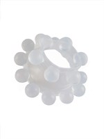 Эластичное эрекционное кольцо с двумя рядами шариков 529334 Эластичное эрекционное кольцо с двумя рядами шариков 529334