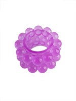 Лиловое эрекционное кольцо с 2 рядами стимулирующих шариков 529336 Лиловое эрекционное кольцо с 2 рядами стимулирующих шариков 529336
