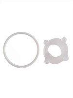 Эрекционное кольцо с 4 стимулирующими шариками 529339 Эрекционное кольцо с 4 стимулирующими шариками 529339