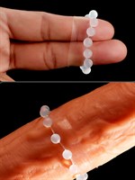 Эрекционное кольцо со стимулирующими шариками сверху и снизу 529340 Эрекционное кольцо со стимулирующими шариками сверху и снизу 529340