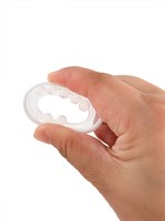 Эрекционное кольцо со стимулирующими шариками сверху и снизу 529340 Эрекционное кольцо со стимулирующими шариками сверху и снизу 529340