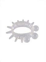 Эластичное эрекционное кольцо с шариками и лучами 529343 Эластичное эрекционное кольцо с шариками и лучами 529343