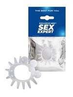 Эластичное эрекционное кольцо с шариками и лучами 529343 Эластичное эрекционное кольцо с шариками и лучами 529343