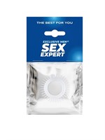 Эластичное эрекционное кольцо с шипиками и шариком 529345 Эластичное эрекционное кольцо с шипиками и шариком 529345