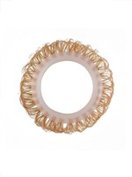 Эрекционное кольцо с бежевыми «ресничками» 529374 Эрекционное кольцо с бежевыми «ресничками» 529374