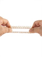 Эрекционное кольцо с бежевыми «ресничками» 529374 Эрекционное кольцо с бежевыми «ресничками» 529374