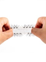 Эластичное эрекционное кольцо с черными «ресничками» 529375 Эластичное эрекционное кольцо с черными «ресничками» 529375