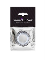 Эластичное эрекционное колечко с черными «ресничками» 529377 Эластичное эрекционное колечко с черными «ресничками» 529377