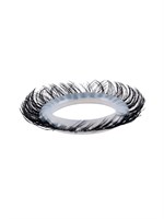 Эластичное эрекционное колечко с черными «ресничками» 529377 Эластичное эрекционное колечко с черными «ресничками» 529377