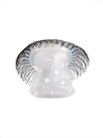 Эластичное эрекционное кольцо с длинными черными «ресничками» 529378 Эластичное эрекционное кольцо с длинными черными «ресничками» 529378