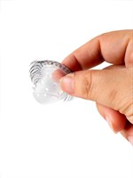 Эластичное эрекционное кольцо с длинными черными «ресничками» 529378 Эластичное эрекционное кольцо с длинными черными «ресничками» 529378