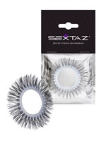 Круглое эрекционное кольцо с длинными «ресничками» 529379