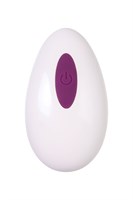Фиолетовое силиконовое виброяйцо Purr 529452