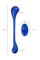 Синий многофункциональный вибратор Inefy с пультом ДУ   529518